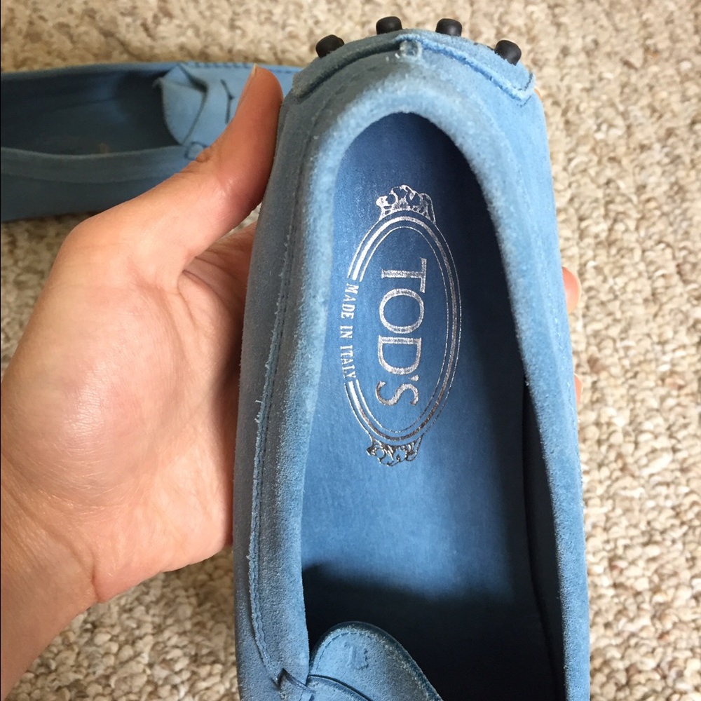 TOD'S blue loafers - Picture 2 of 4